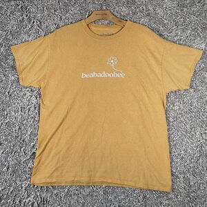 Beabadoobee T-Shirt Size Large Short Sleeve Burnt Orange Graphic Tee Unisex